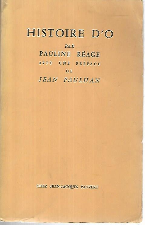 Histoire d'o - Pauline Réage - copertina