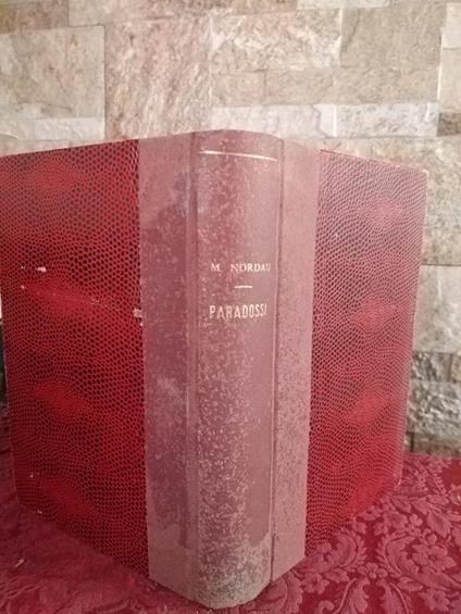 Paradossi - Max Nordau - copertina