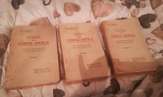 storia della chiesa antica vol 1-2-3 - Mons L. Uchense - copertina