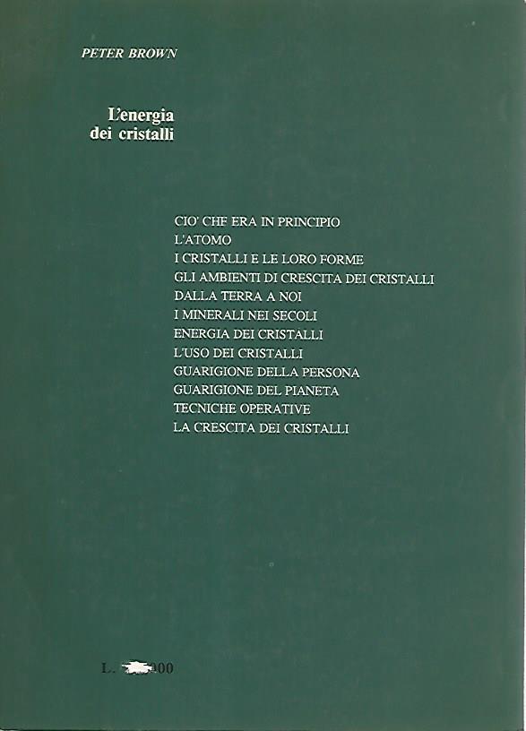 L' energia dei cristalli