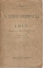 15 lezioni sperimentali su la luce
