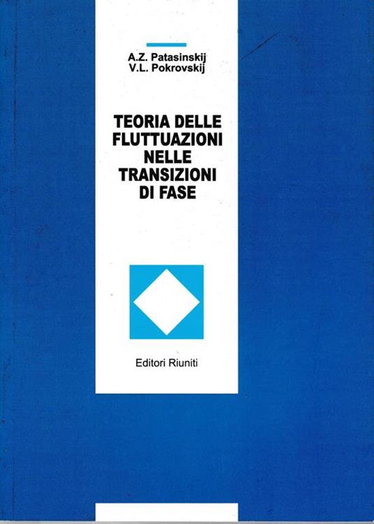 Teoria delle fluttuazioni nelle transizioni di fase - A. Z. Patasinskij - copertina