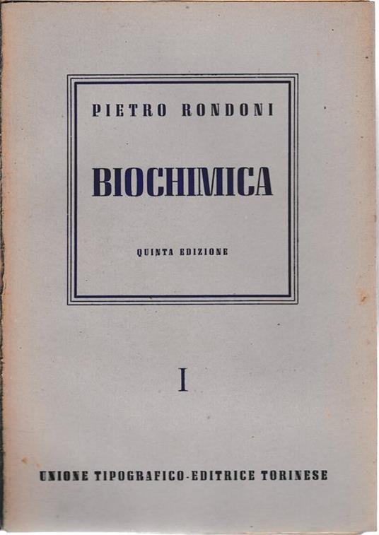 Biochimica 2 volumi - P. Rondoni - copertina