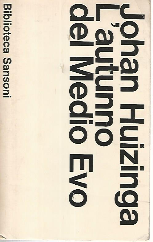 L' autunno del medio evo