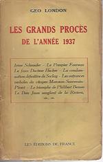 Les rands proces de l'année 1937