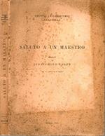 Saluto a un maestro