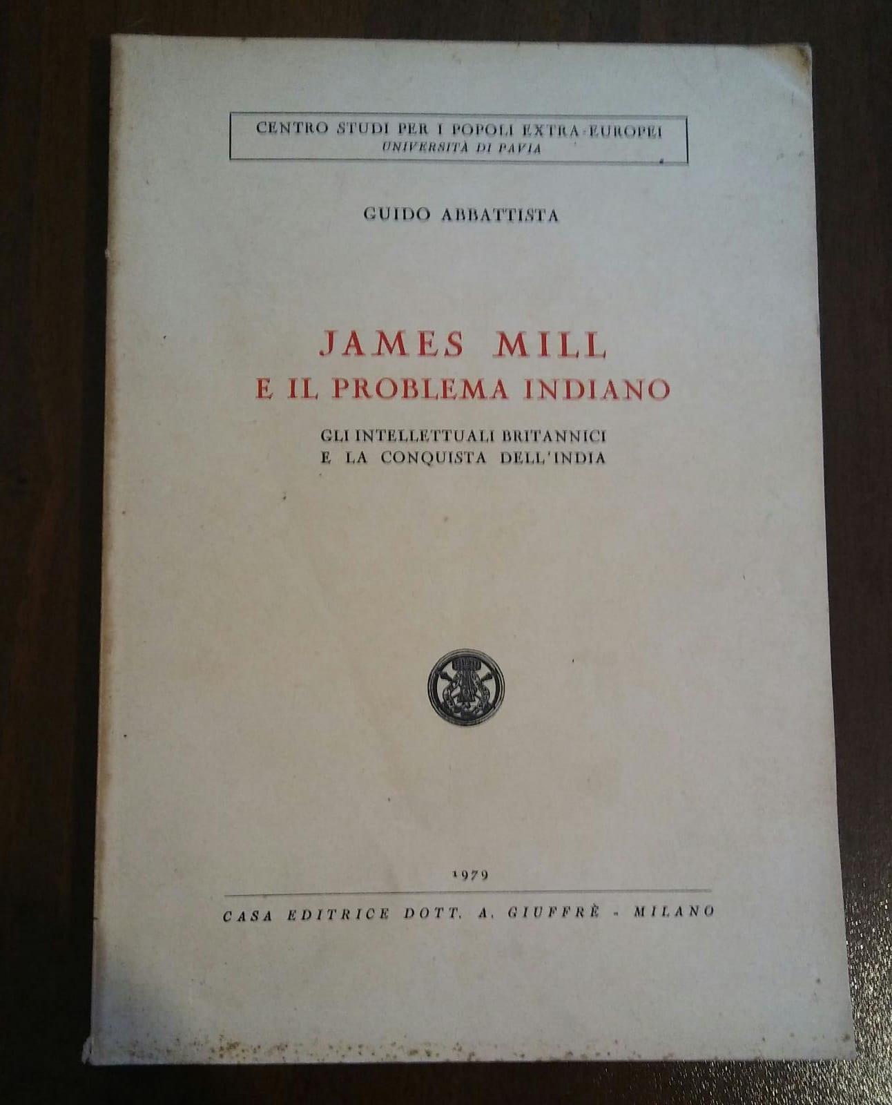 james mill e il problema indiano