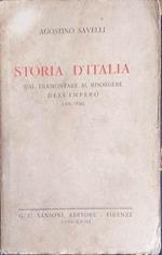 Storia d'Italia dal tramonto al risorgere dell'impero (476 - 1936)