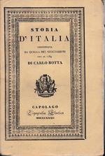Storia d'Italia continuata da quella del Guicciardini sino al 1789. Tomo V