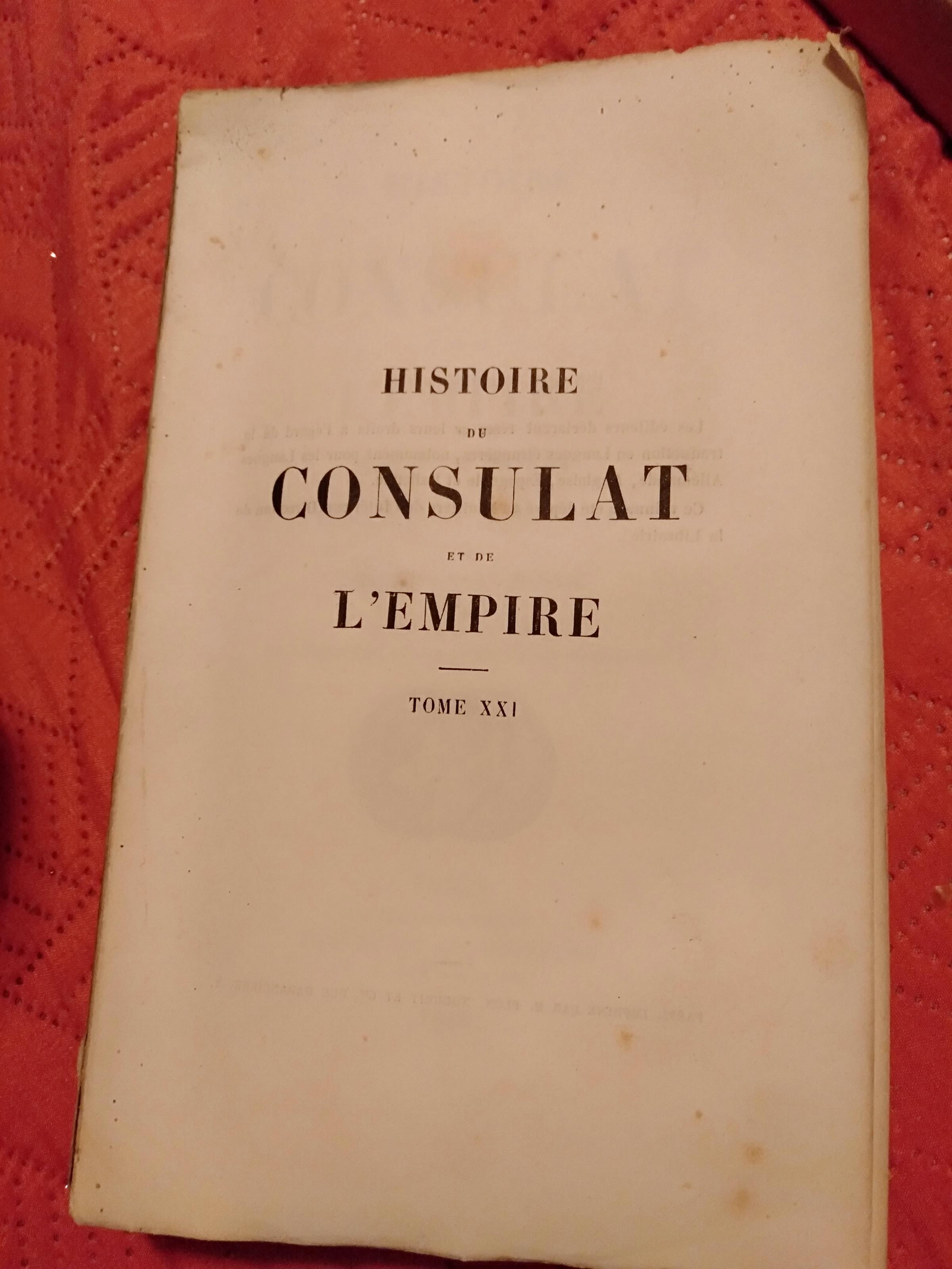 History de consultato et de l Empire
