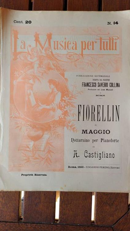 Fiorellin di Maggio Notturnino per Pianoforte - copertina