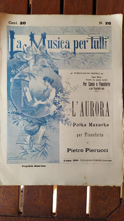 L' Aurora Polka Mazurka - Pietro Pierucci - copertina