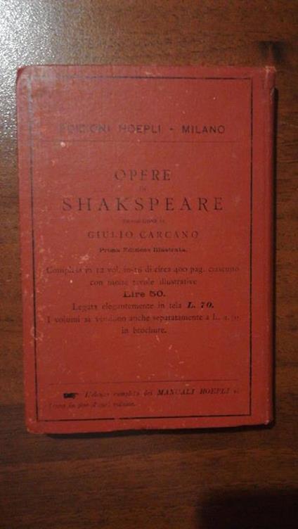 Shakespeare Di: Dowden Edoardo / Balzani Andreina - copertina