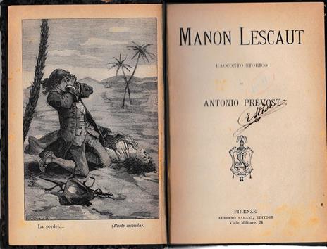 Manon Lescaut - A.F. Prévost - copertina