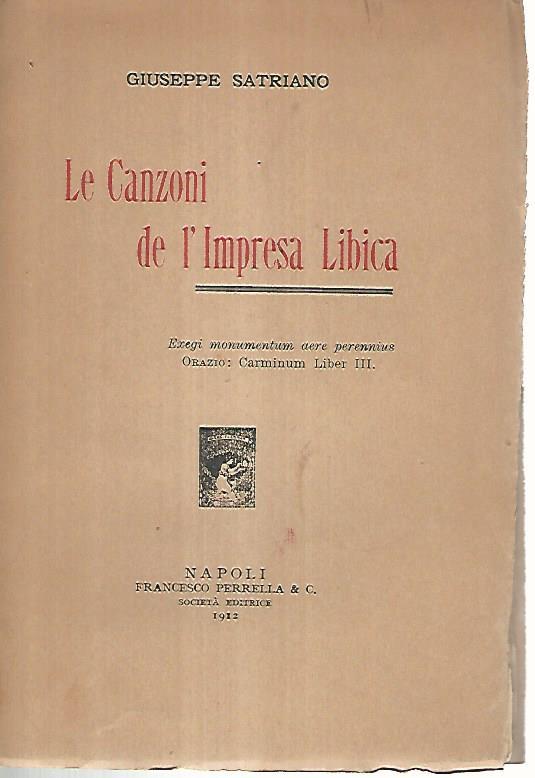 Le canzoni de l'impresa libica