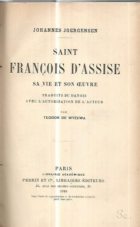 Saint Francois d'Assise