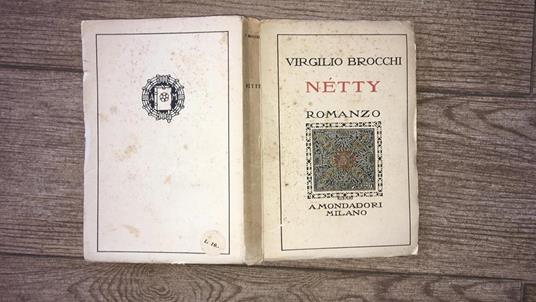 Nètty - Virgilio Brocchi - copertina