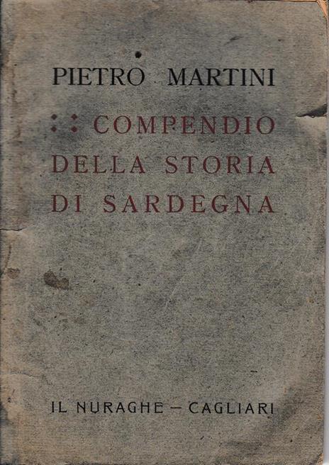 Compendio della storia di Sardegna - P. Martini - copertina