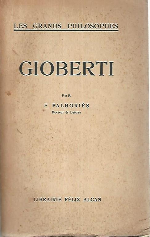 Gioberti - copertina