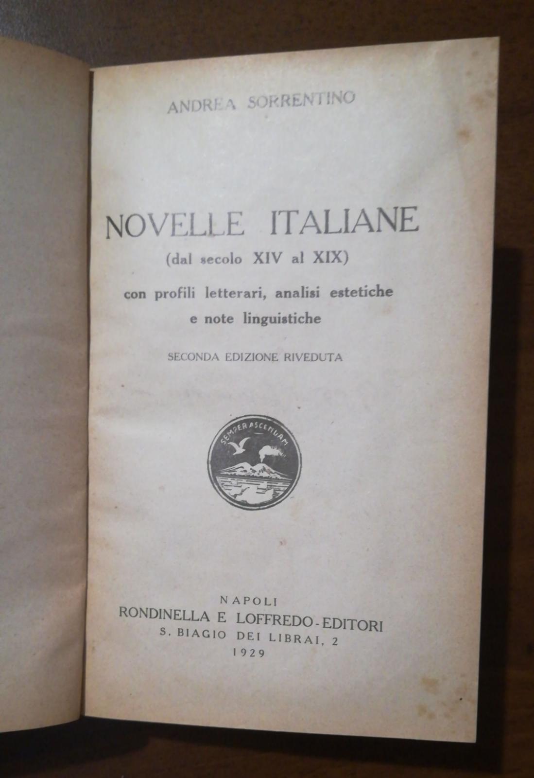 novelle italiane