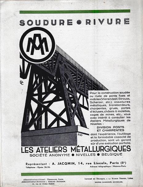 La Tecnique des Travaux. Revue mensuelle des Procédés de Construction modernes, 9° anno, n. 5, Mai 1933 - 2