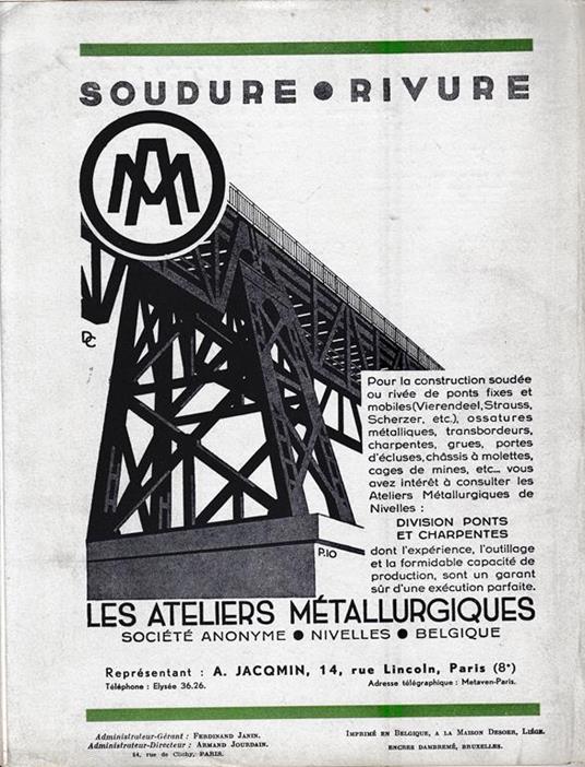 La Tecnique des Travaux. Revue mensuelle des Procédés de Construction modernes, 9° anno, n. 5, Mai 1933 - 2