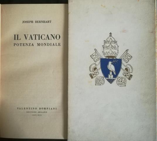Il Vaticano potenza mondiale - Joseph Bernhart - copertina