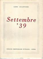 Settembre '39. Volume primo