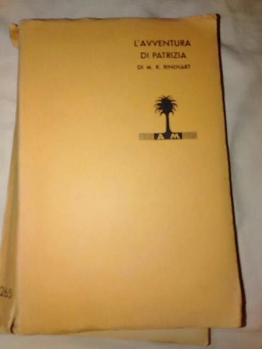 L avventura di pa - Mary Roberts Rinehart - copertina