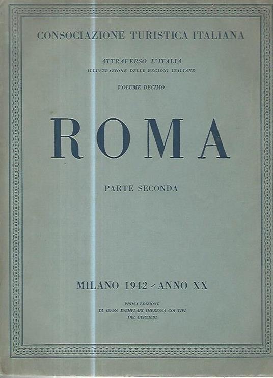 Roma. Parte seconda - copertina