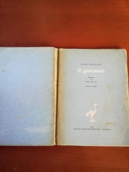Il giocatore - Fëdor Dostoevskij - copertina