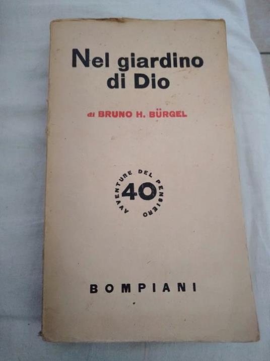 Nel giardino di dio volume xl - Bruno H. Bürgel - copertina