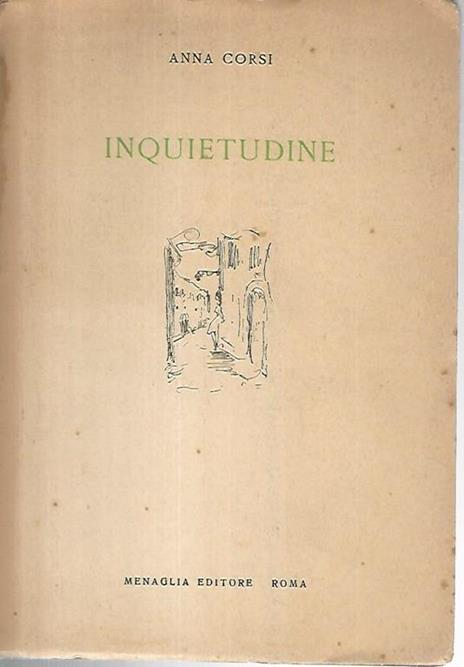 Inquietudine - Anna Corsi - copertina