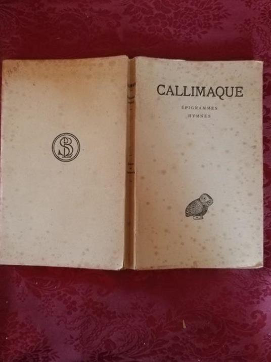 Epigrammes Hymnes - Callimaco - copertina