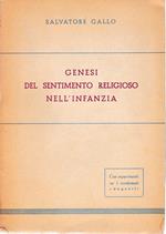 Genesi del sentimento religioso nell'infanzia