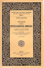 Saggio sulla intelligenza umana. 1° volume