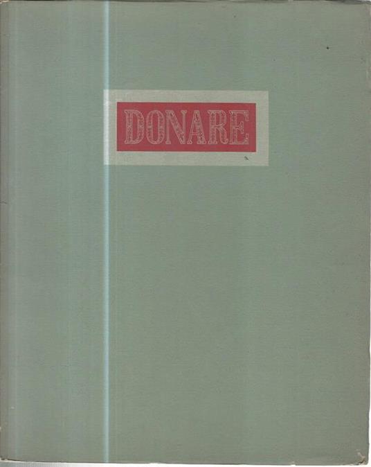 Donare - Senza Autore - copertina