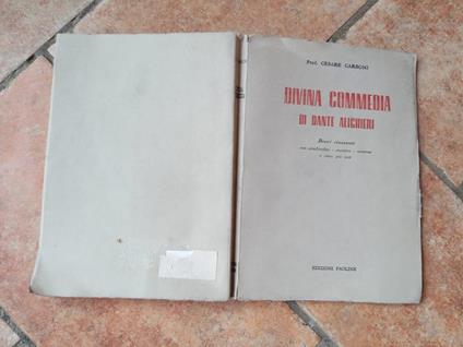 Divina commedia di Dante Alighieri - Cesare Carboni - copertina