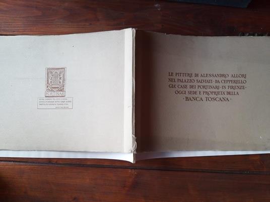 Le pitture di Alessandro Allori nel palazzo Salviati - Alessandro Allori - copertina