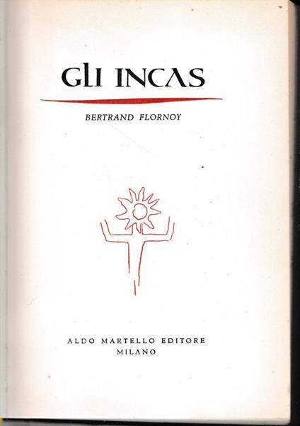 Gli Incas - Bertrand Flornoy - copertina