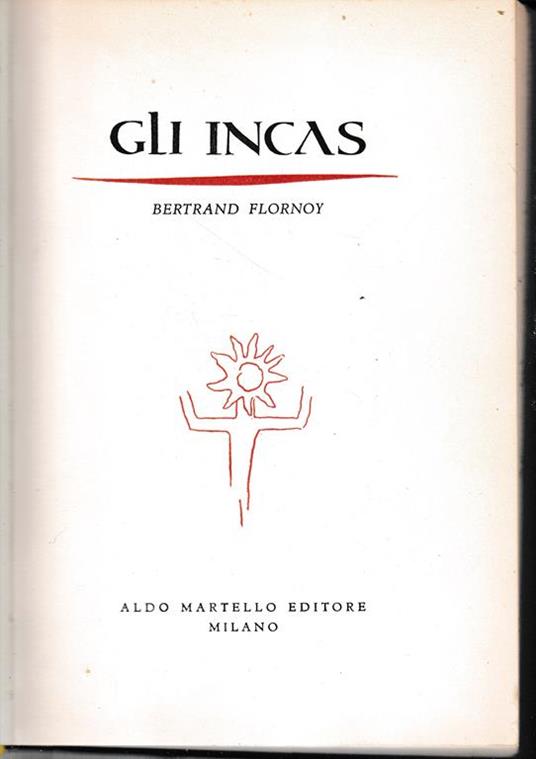 Gli Incas - Bertrand Flornoy - copertina