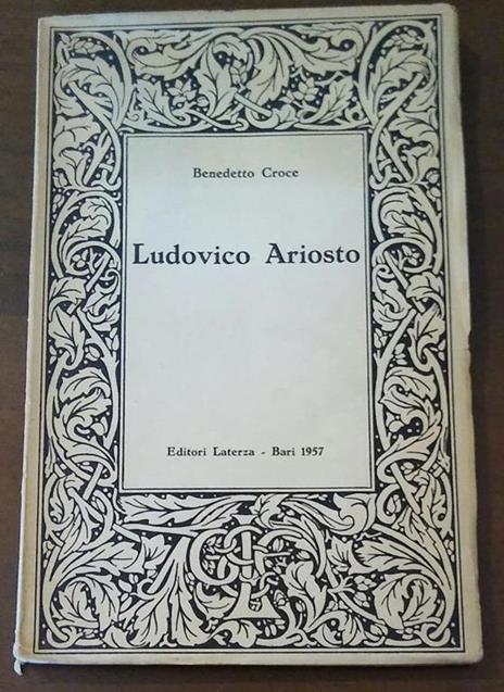 Ludovico Ariosto - Benedetto Croce - copertina