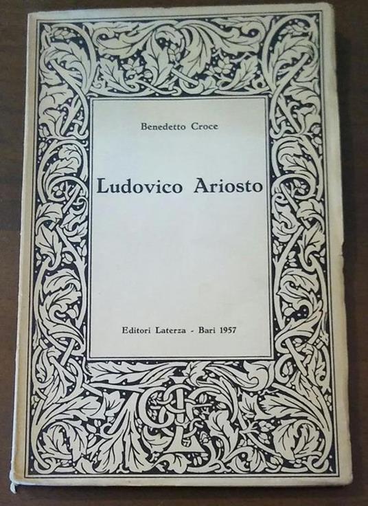 Ludovico Ariosto - Benedetto Croce - copertina