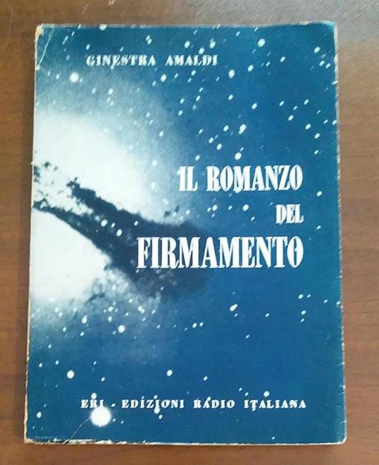Il romanzo del firmamento - Ginestra Amaldi - copertina