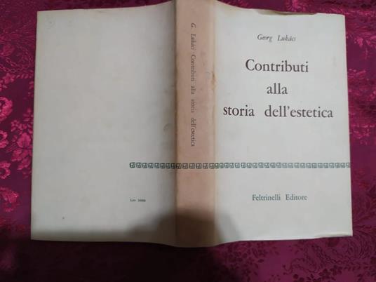 Contributi alla storia dell'estetica - György Lukács - copertina