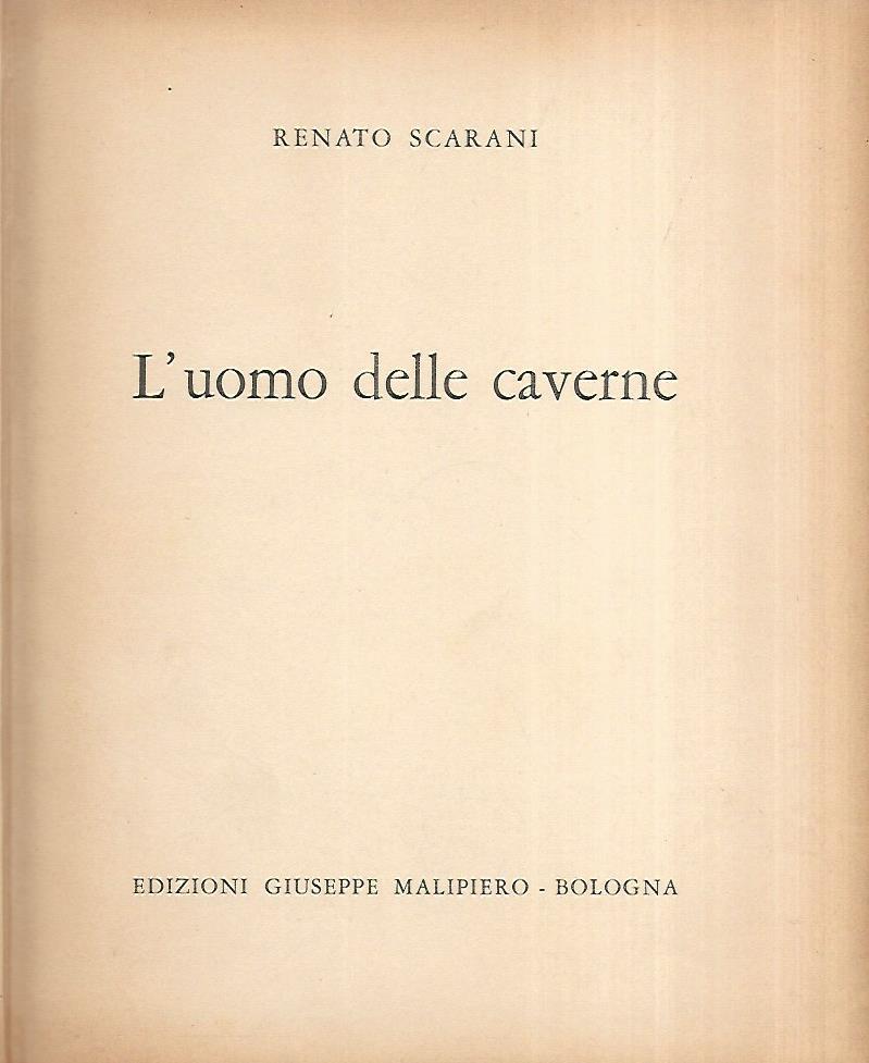L' uomo delle caverne