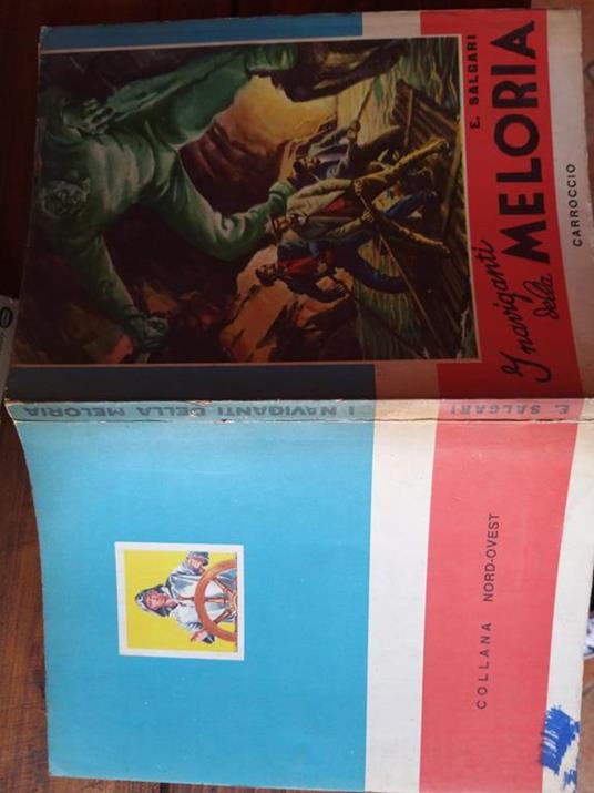 I naviganti della meloria - Emilio Salgari - copertina