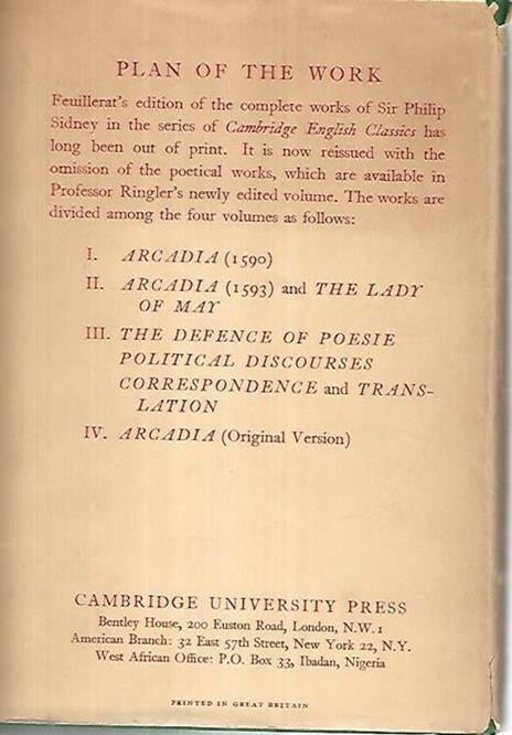The prose works of Sir Philip Sidney. Vol 1 - Albert Feuillerat - 2