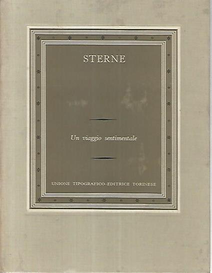 Un viaggio sentimentale - Laurence Sterne - copertina