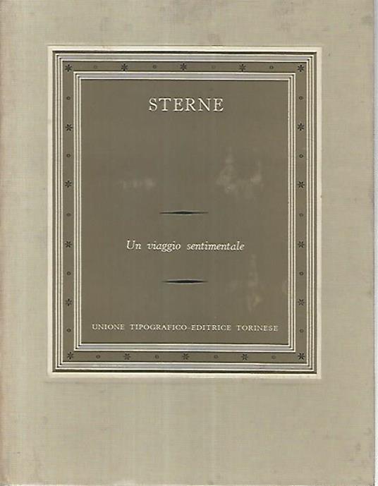 Un viaggio sentimentale - Laurence Sterne - copertina